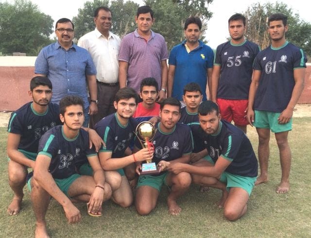 Institute made public kabaddi champion again