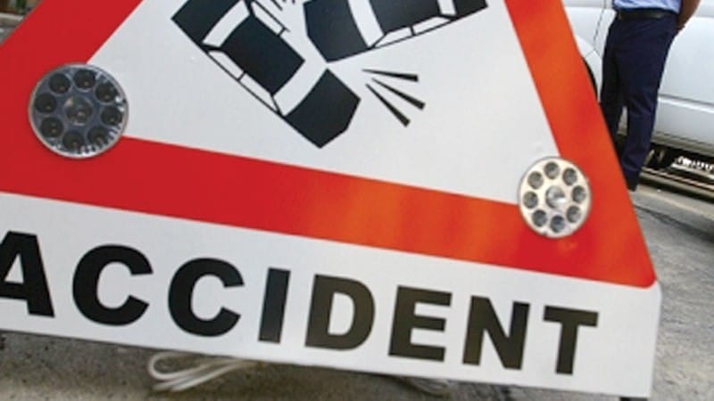 road accident after modi rally one death many peoples injured