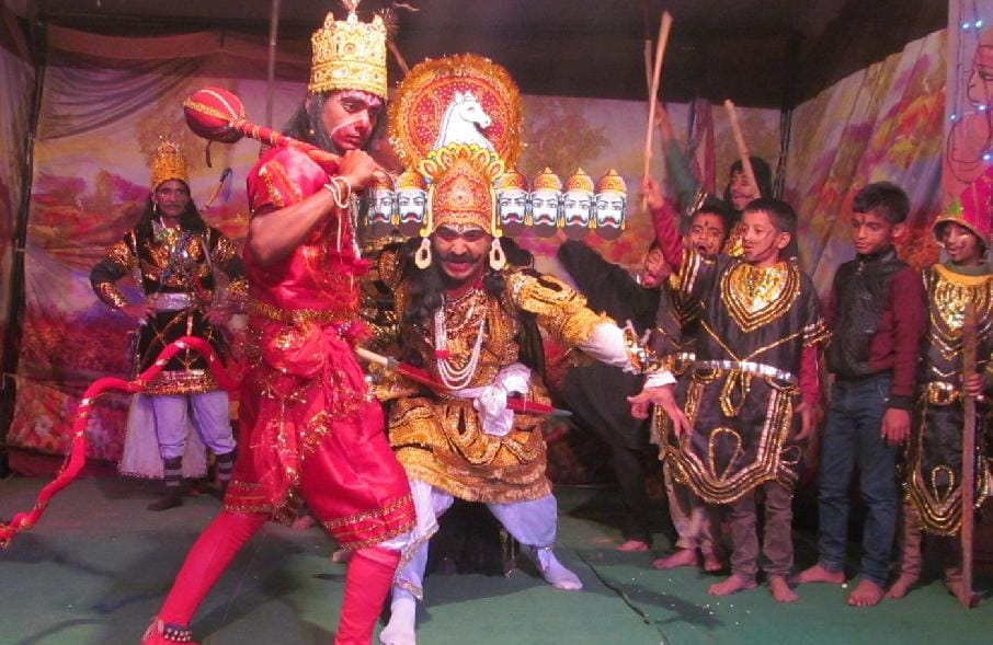 Angad-Ravana dialogue culminated in enactment Fagpur