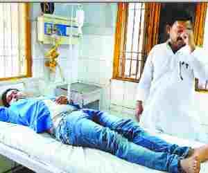 Student beaten in college 