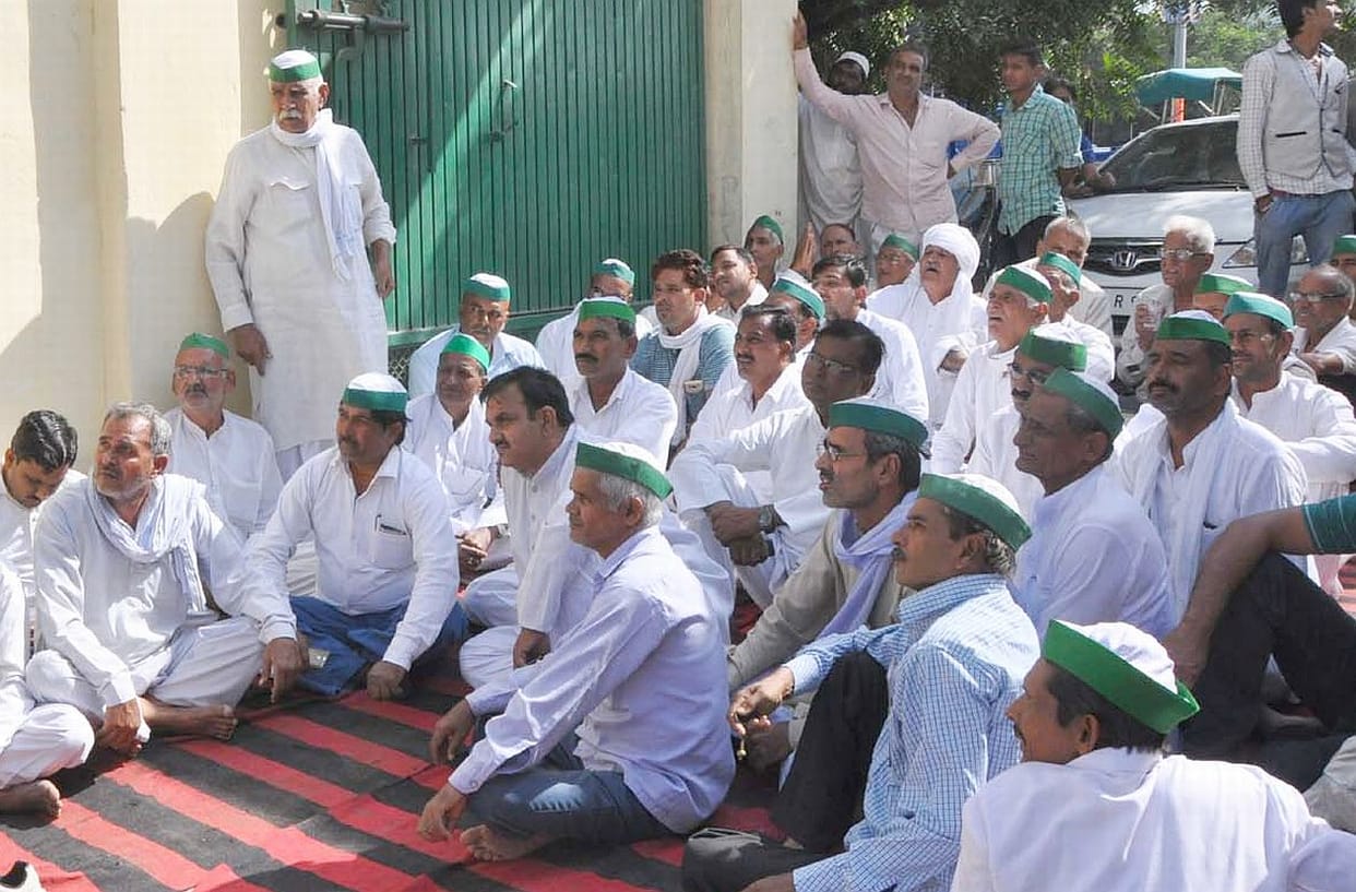 BKU activists roared in excise.