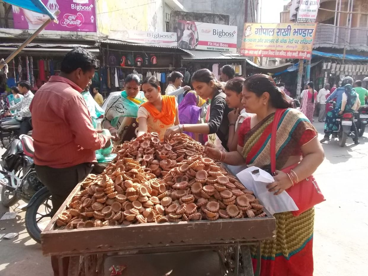 Diwali ready market, China boycotted items