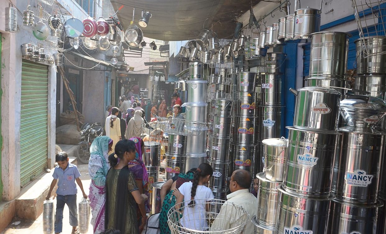 Dhanteras market.