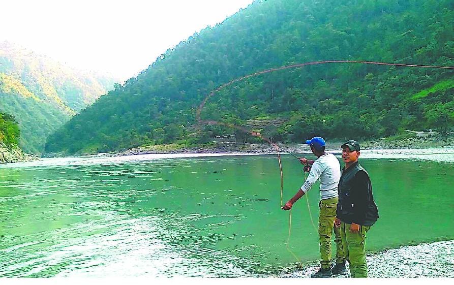 Ryal Mohan took the 14 kg of fish