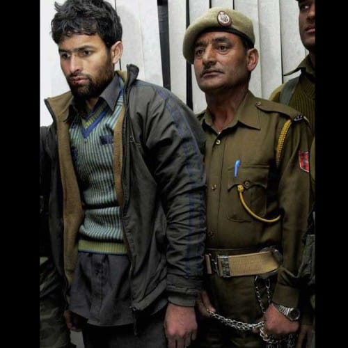 hijbul terrorist javed appear in dehradun court.