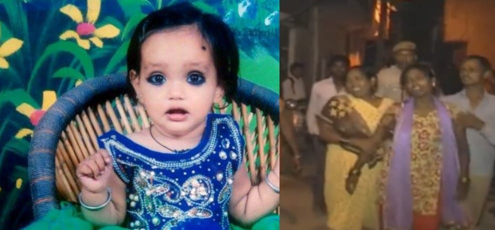 man hits one year old girl on temple stairs to death says he saw his death in her