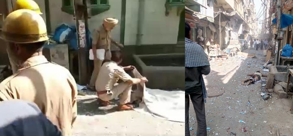  One dead in an explosion in Delhi's Naya Bazar; anti-terror wing and special cell at the spot