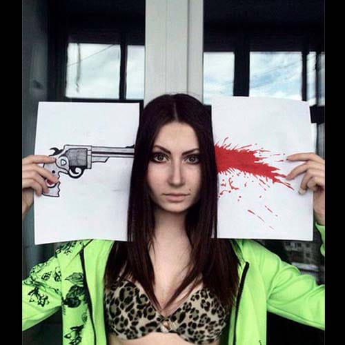 Russian girl arrested for harassing dogs and cats 