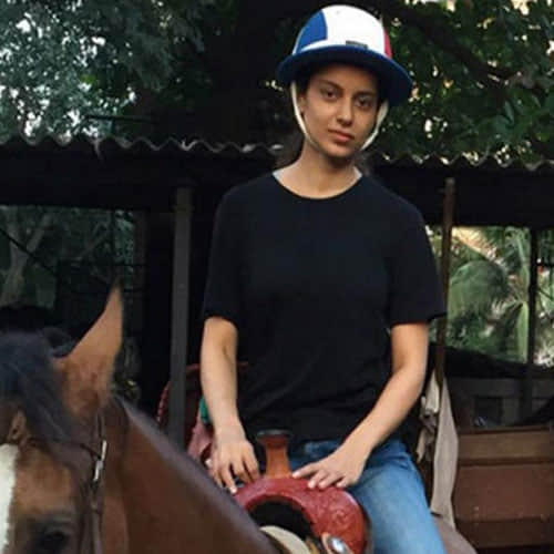 kangana said that she was doing toilet in open