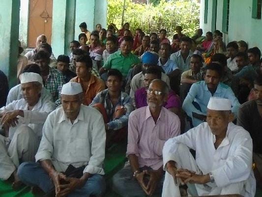 Villagers in Ramnagar Meeting