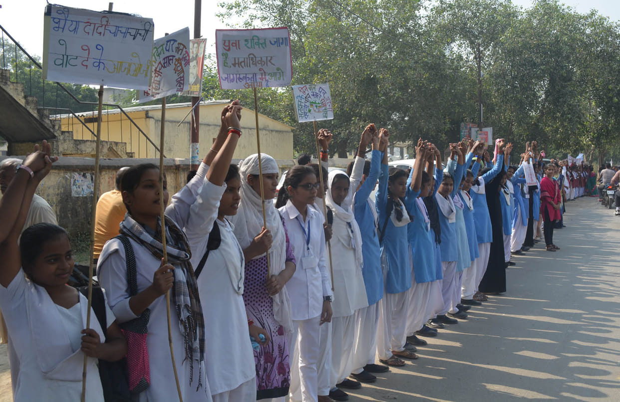 Three hundred students filled the voter form
