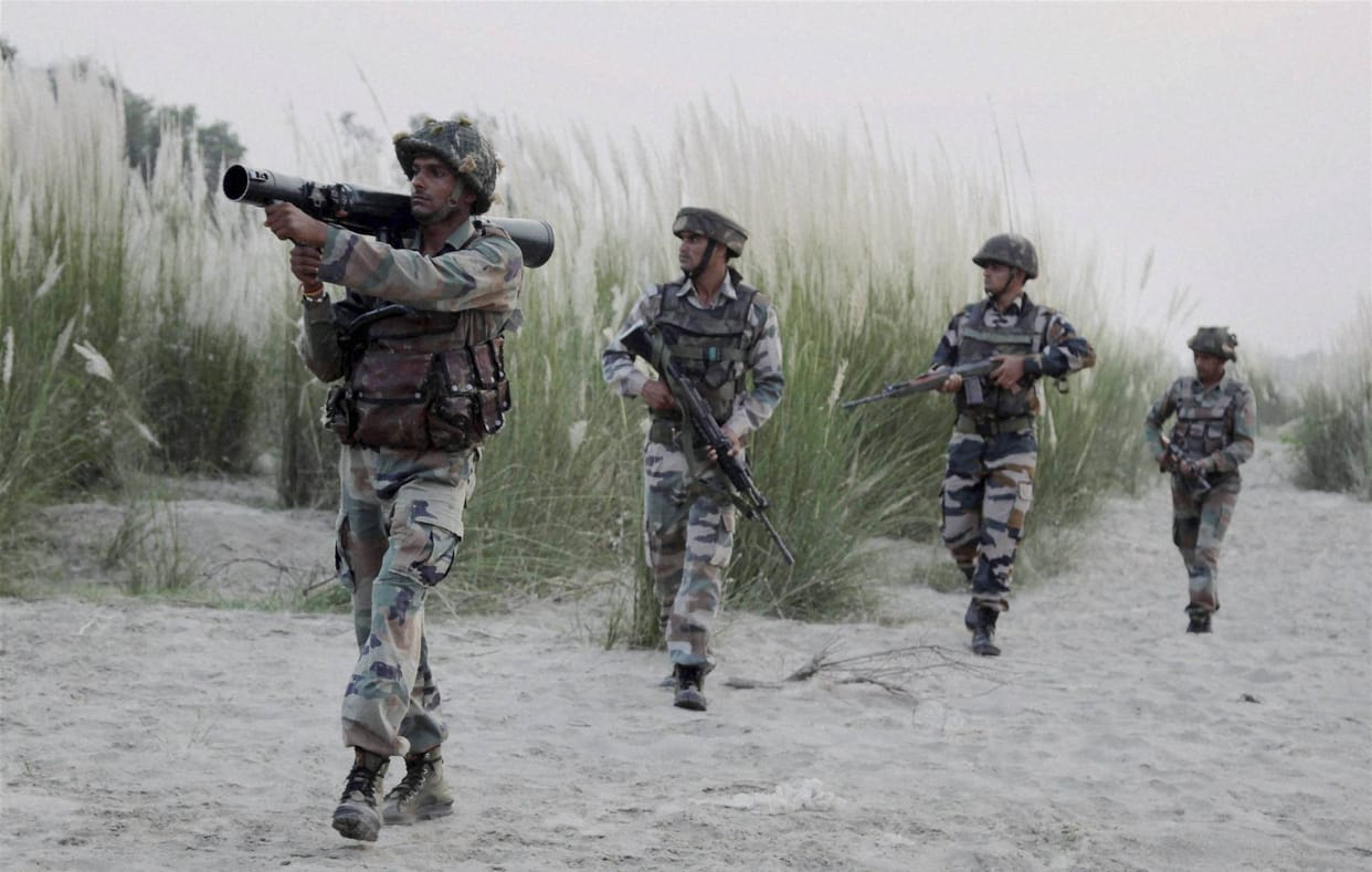 again ceasefire violation on loc in poonch