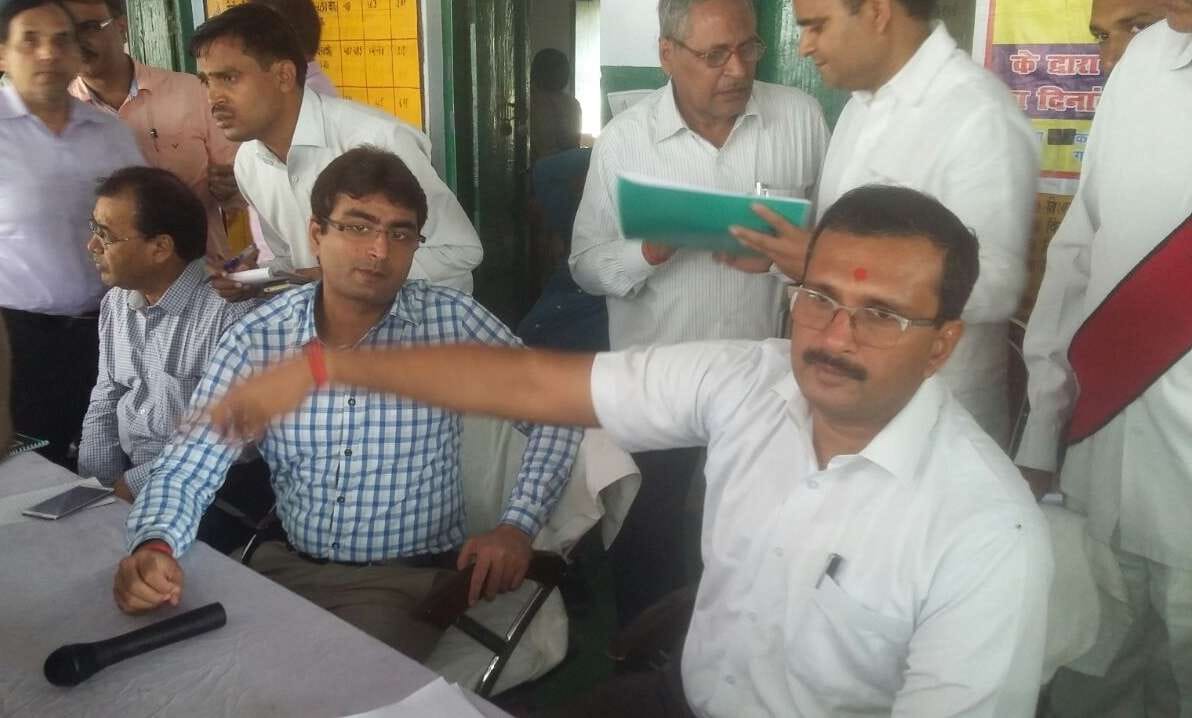 Commissioner arrived in the village adopted