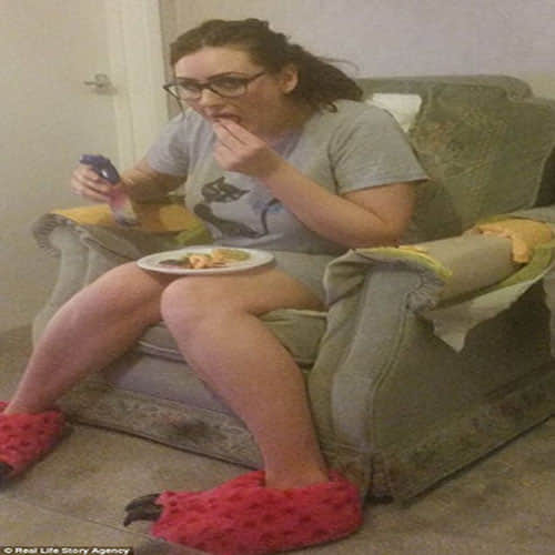 Vicky Cullen Can't Stop Eating Her Armchair