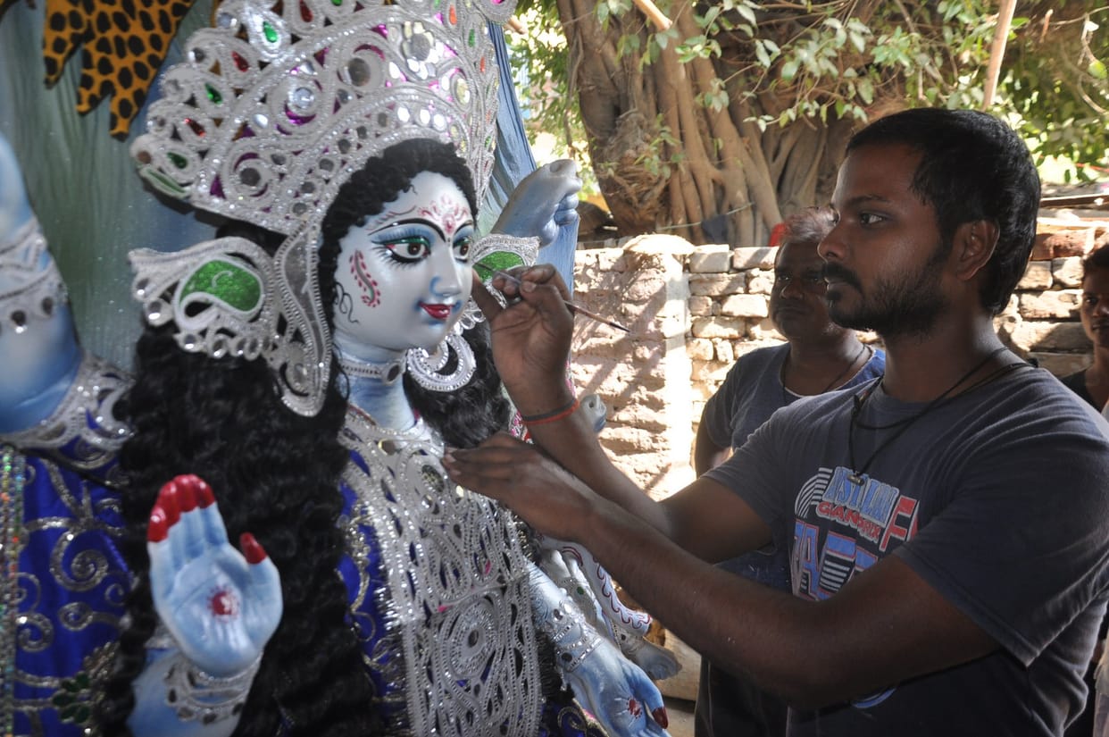 Preparation for diwali