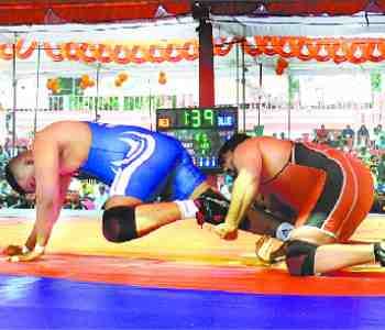 railway overall champion in National Senior wrestling