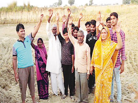 In the fury of the villagers from taking soil Ckrod