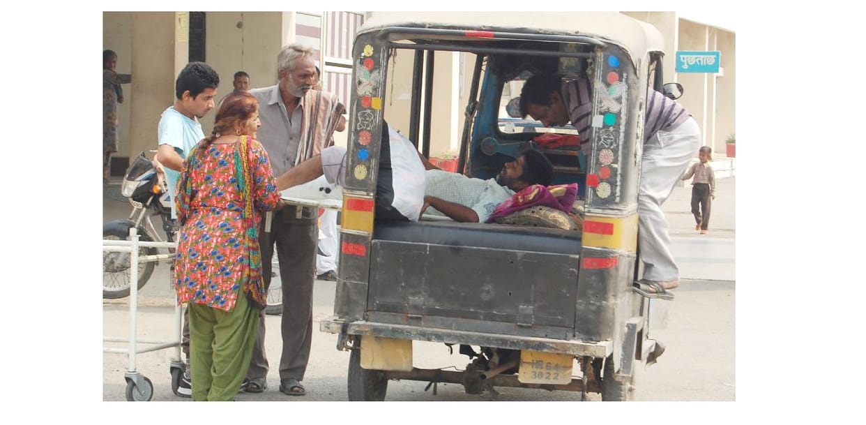 ambulance, strike, kaithal, haryana