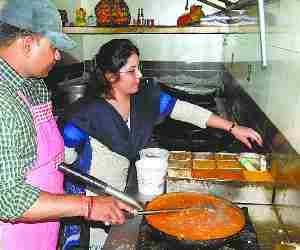 Raid on eatables shops, took samples