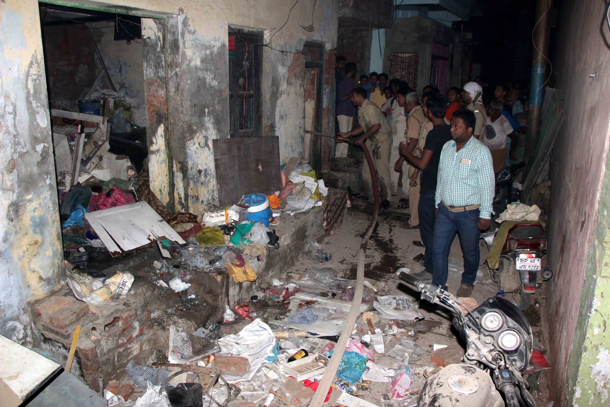 In Madhya Pradesh Six killed in explosion at illegal firecracker factory