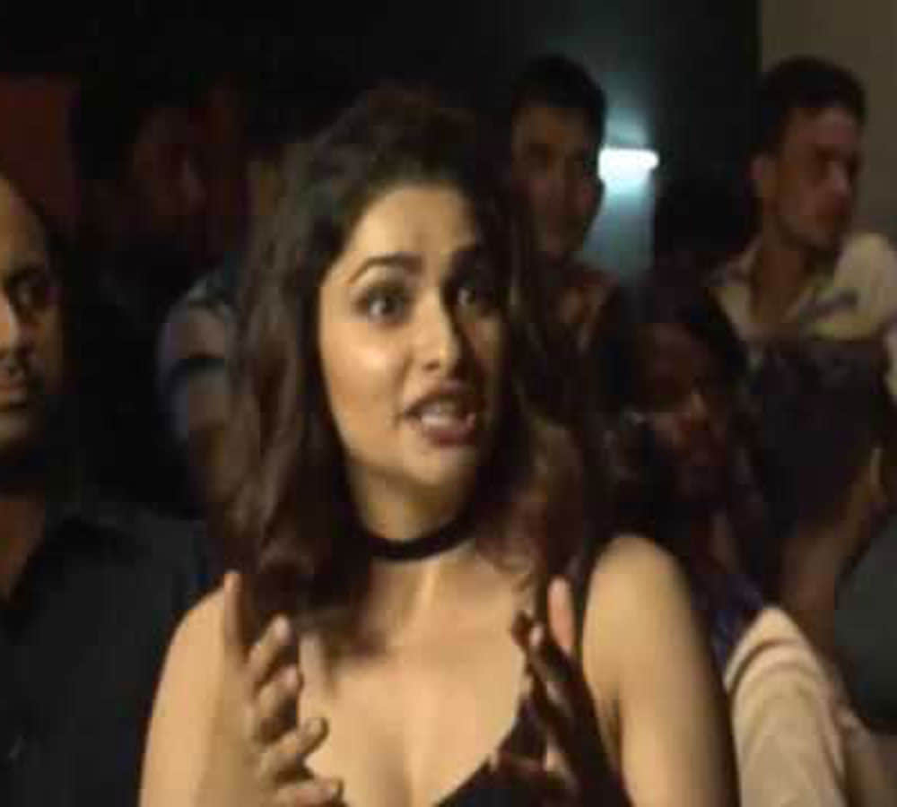 prachi desai consious about her dress