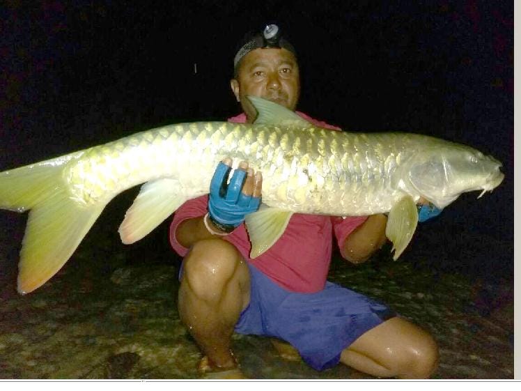 Retired Admiral DK Joshi, most fish caught
