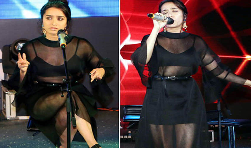 shraddha kapoor having oops moment in party