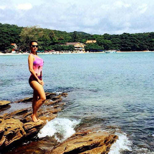 ex couple in bigg boss enjoying vacation in thailand