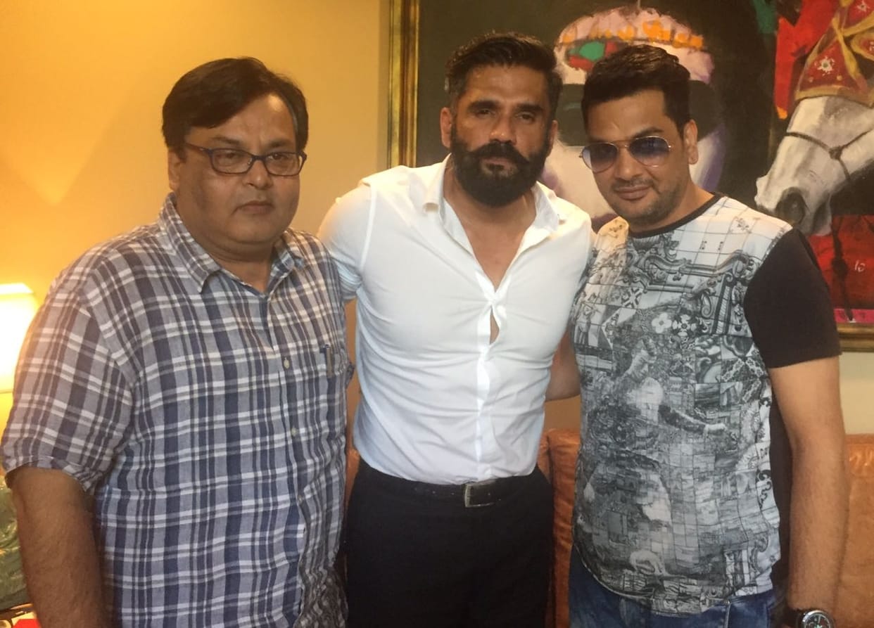 be ready to work in film industry.  Bollywood  actor sunil shetty search for tallent