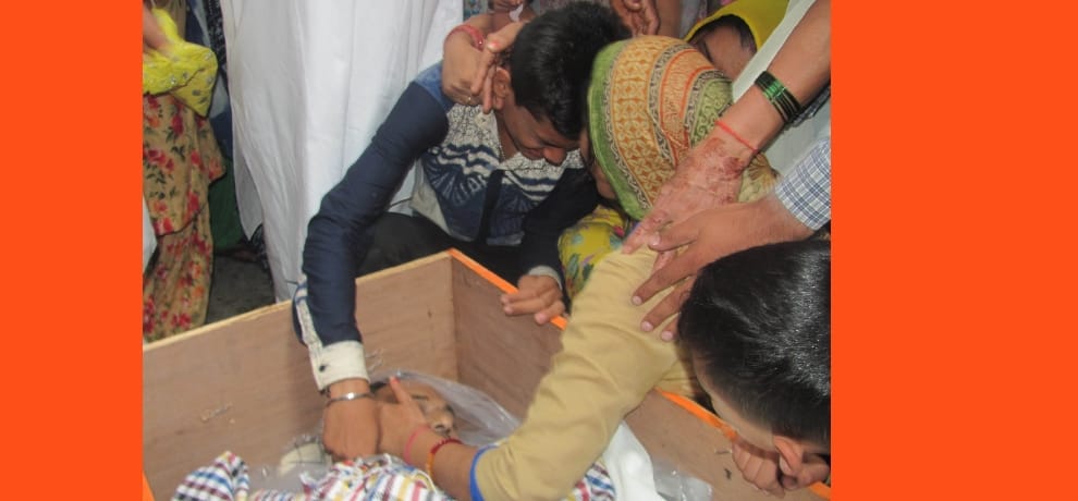 Martyr Sushil Kumar's funeral, seen anger against Pakistan among the people