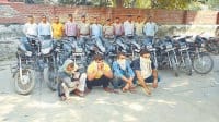 four held, vehicle thief, 21 vehicle