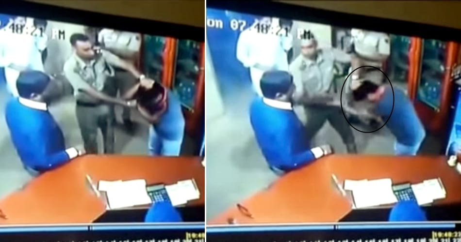 sho allegedly beats dhabha owner for asking bill payment in moga punjab
