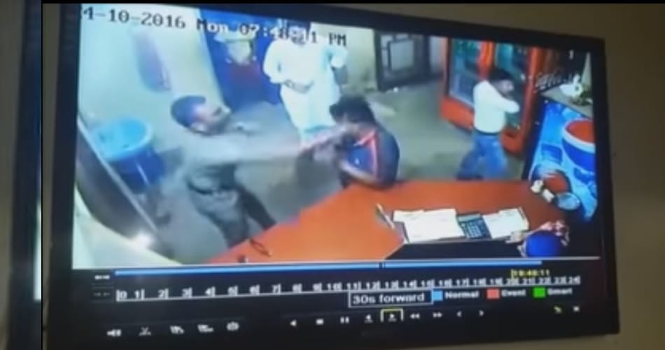 sho allegedly beats dhabha owner for asking bill payment in moga punjab