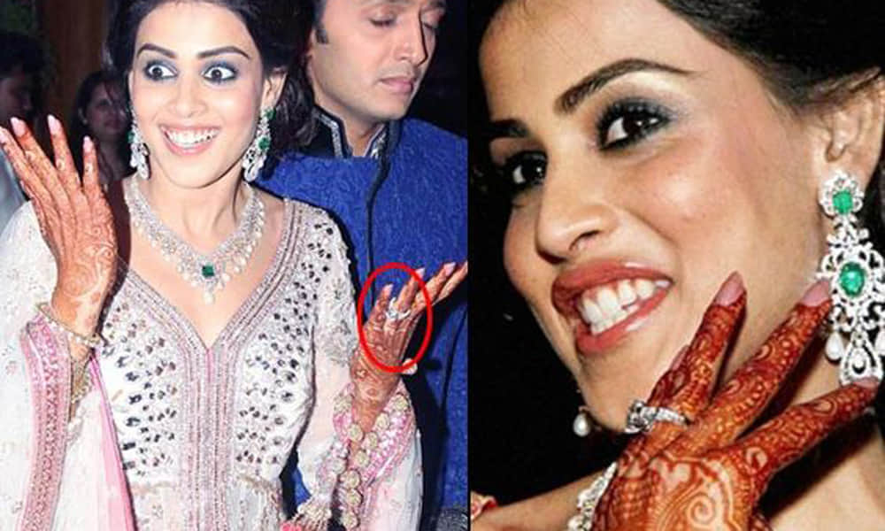 Bollywood beautiful engagement rings