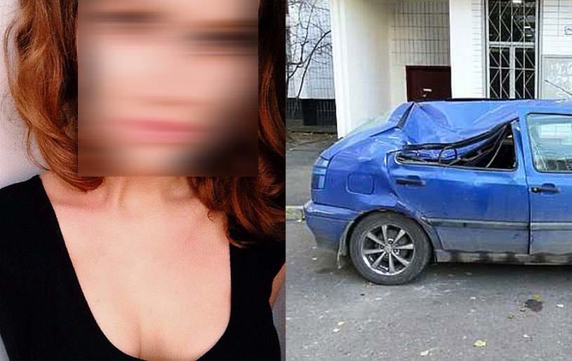  girl jumped from 17th flor of building in Moscow after a quarral with her boyfriend