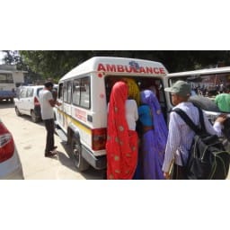 strike,hospital,patient, ambulance,narnaul