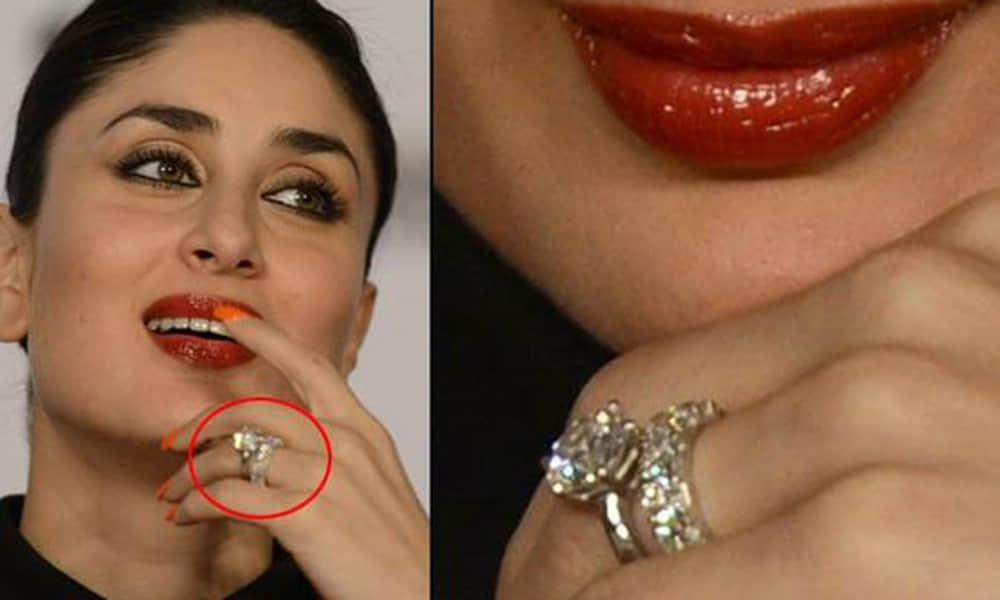 Bollywood beautiful engagement rings