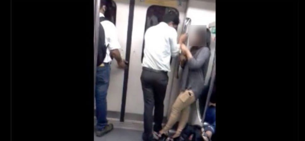 viral video of couple gone close in delhi metro finally took down by facebook after a big movement