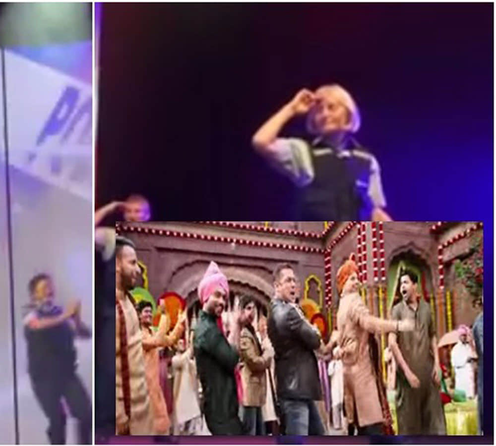 policeman dancing on salman khan song video viral