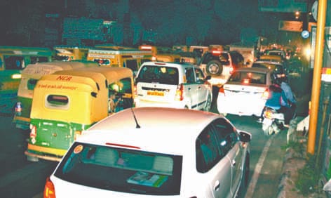 No Entry of heavy vehicles in the city five days ago
