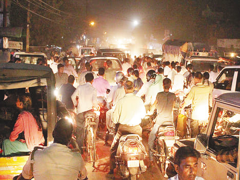 traffic system destroyed