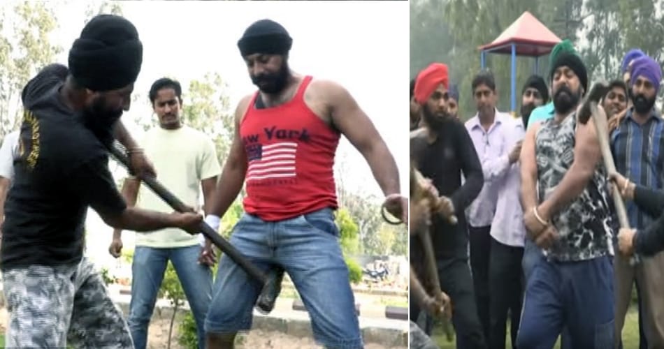 Steel Man Of India Amandeep singh, Lets Cars Run Over His Stomach