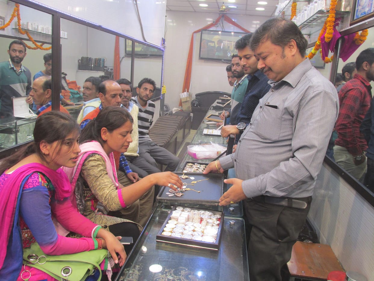 people in bazar