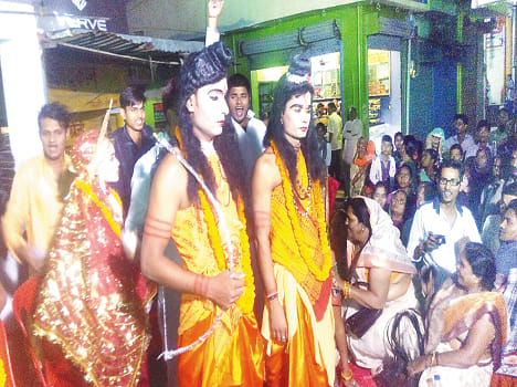 My tears were spilled union of RAM and Bharat