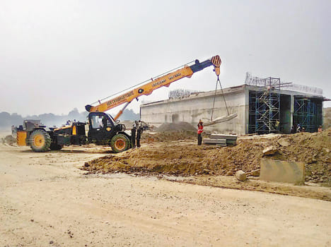 construction in full swing