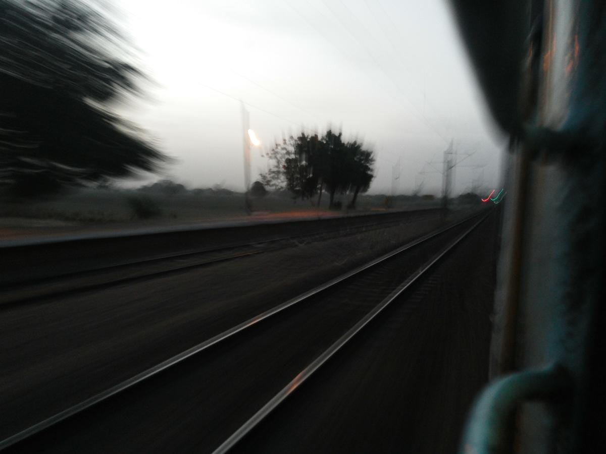 marudhar express rolled out on broken track  