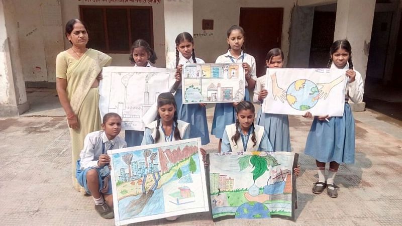 Komal first in the painting competition organized on Water Life Hariyali  Day, others also rewarded | प्रतियोगिता का आयोजन: जल जीवन हरियाली दिवस पर  आयोजित पेंटिंग प्रतियोगिता में कोमल ...