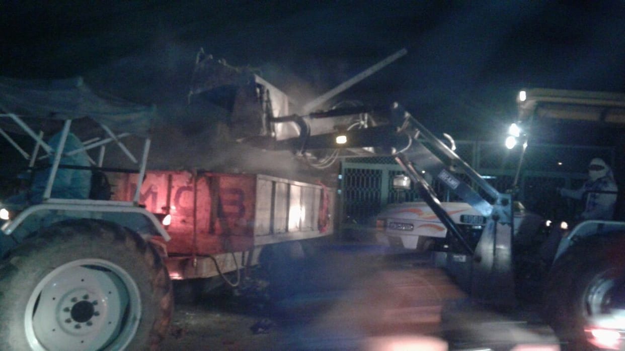 bhiwani news, bhiwani, strik end in mid night, and worker dumping in mid night
