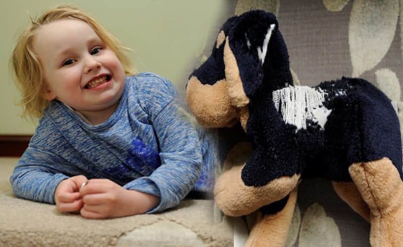 6 year olg girl eating the sofas and carpets