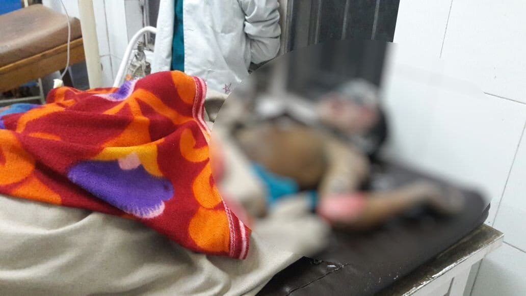 along three child five men burn in dehradun.